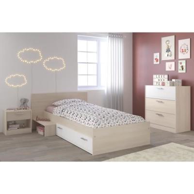 Chambre Enfant Contemporaine Acacia Clair et Blanc - CHARLEMAGNE