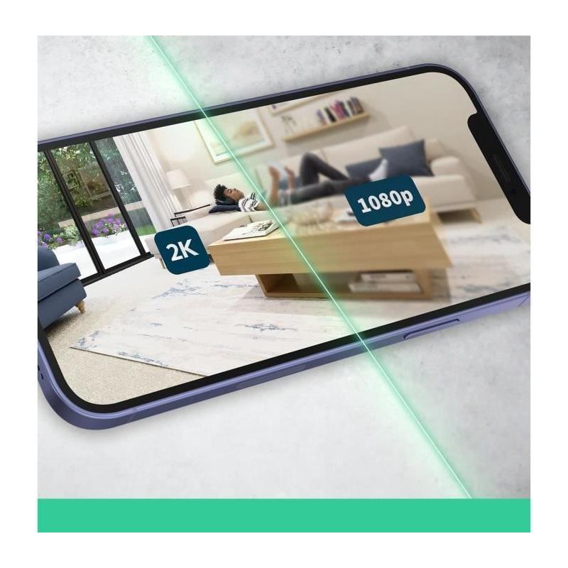 Caméra de surveillance ARLO VMC3260-100EUS 2K - Vision nocturne couleur
