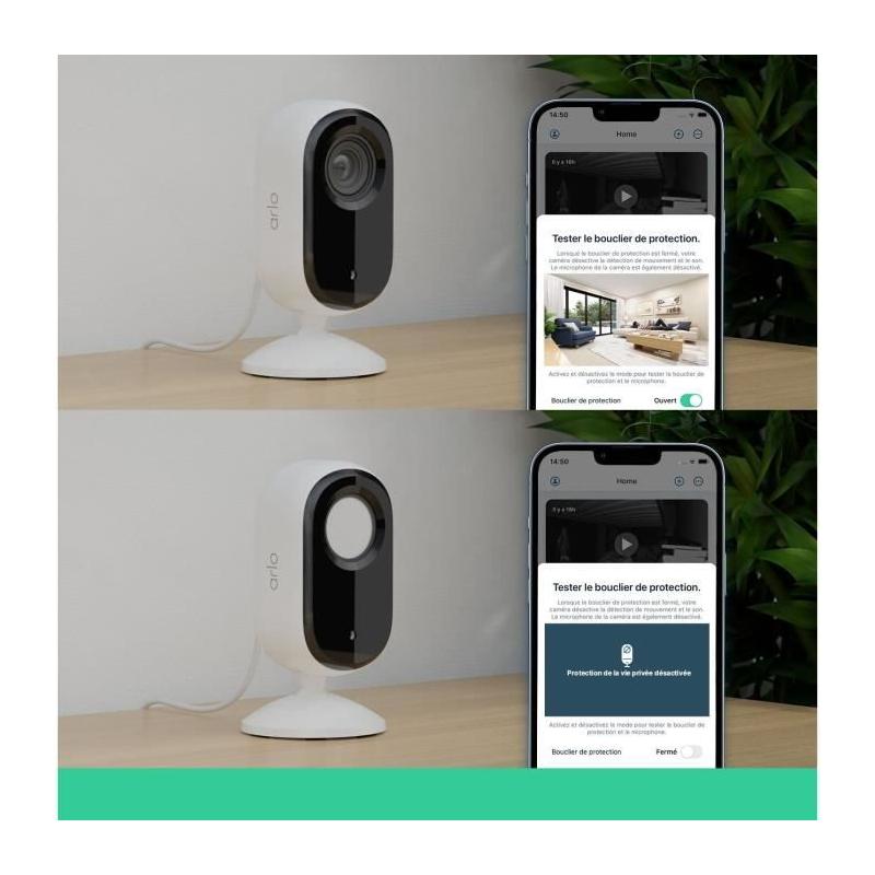 Caméra de surveillance ARLO VMC3260-100EUS 2K - Vision nocturne couleur