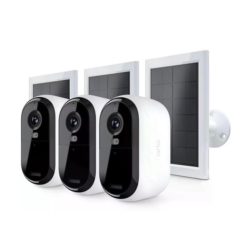 Pack 3 caméras ARLO Essential 2k + 3 Panneaux solaires