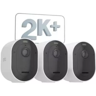 Kit caméra surveillance: Pack 3 Cameras ARLO Pro 5 Extérieur - Batterie - Vision nocturne