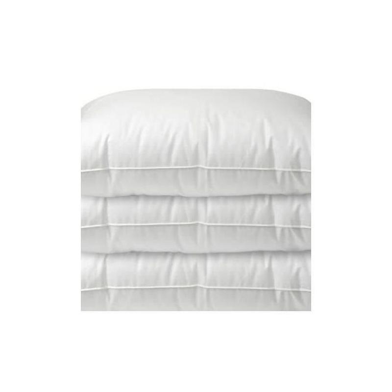 Lot de 4 oreillers 60x60 cm avec finition bourdon - BLANREVE