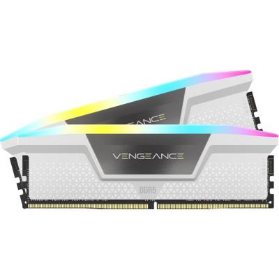 Corsair Vengeance RGB DDR5 32 Go - 6000 MHz Blanc