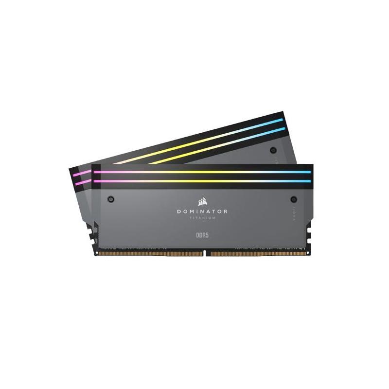 Mémoire vive CORSAIR 64Go DDR5 6000 MHz RGB - Dual Channel