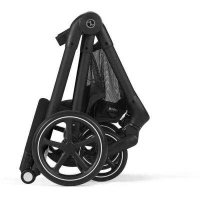 Pack Poussette Trio CYBEX EOS BLACK Moon Black : 2en1 avec siège auto Aton B2 i-size