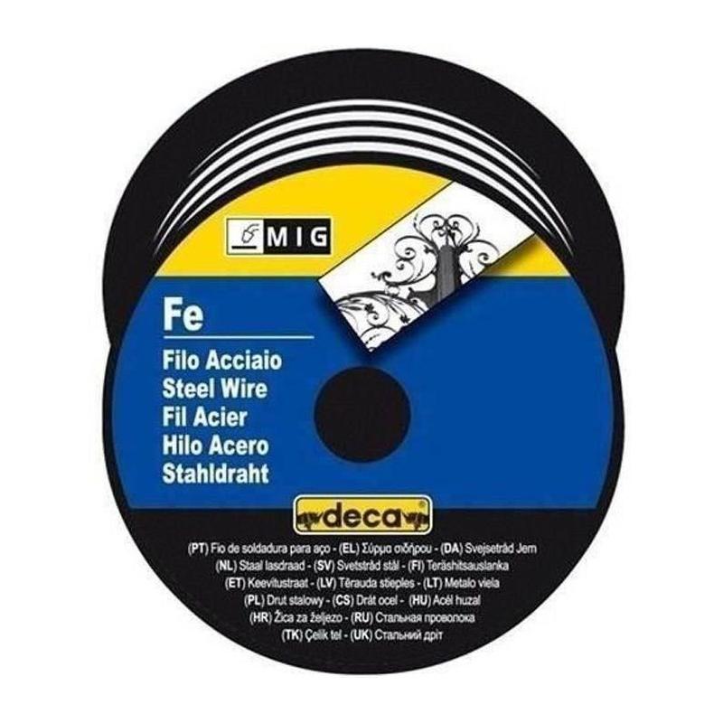 Bobine fil acier pour soudure MIG/MAG DECA - Ø 0,6 mm - 0,7 kg