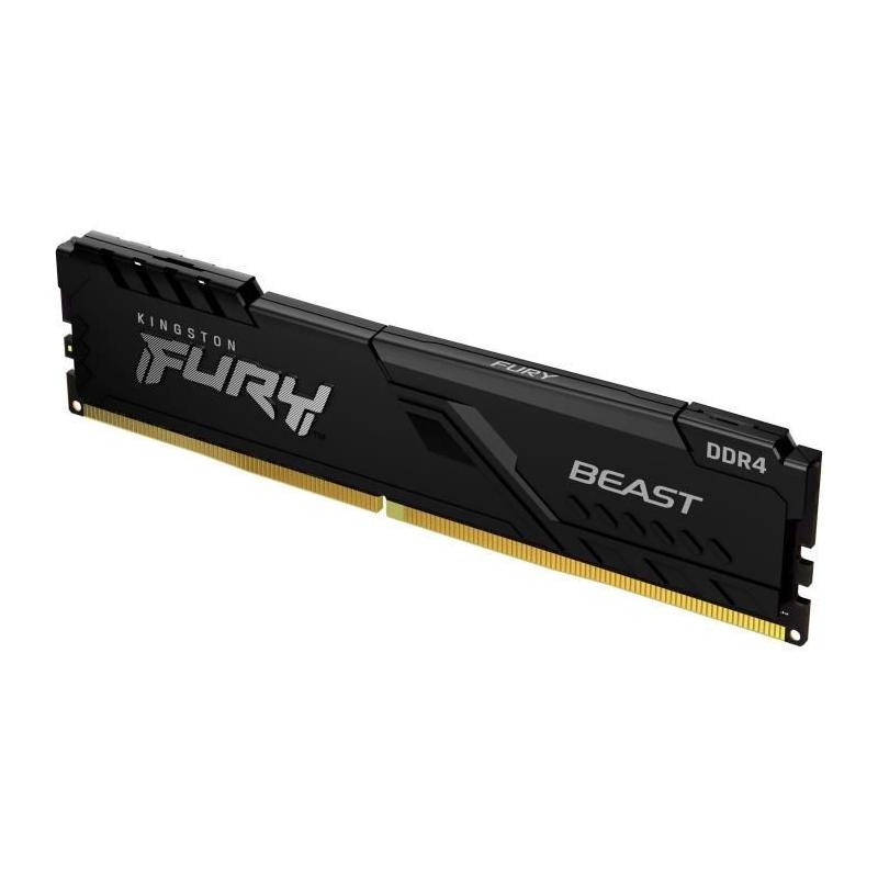 Mémoire Kingston FURY Beast 16Go DDR4 3200MHz CL16 - Performances ultimes