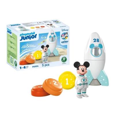 Figurine Mickey astronaute et sa fusée : un jouet Disney en 5 pièces pour les petits dès 12 mois