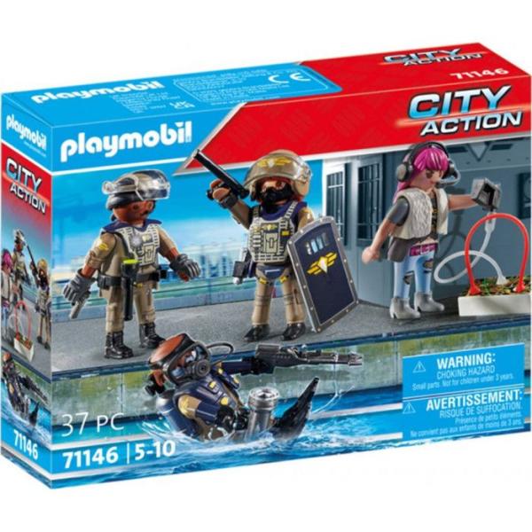 City Action Equipe des forces spéciales avec bandit
