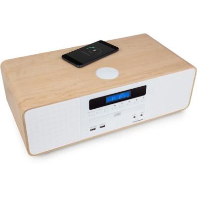 Chaîne Bluetooth Thomson Blanche/Induction 50W - Radio FM/CD/MP3/USB