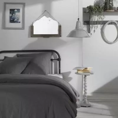 Housse de couette TODAY CHARME Chambray Gris foncé Capucine