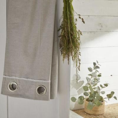 Rideau Double Rideaux Chambray Berenice 140x240 cm - Aujourd'hui
