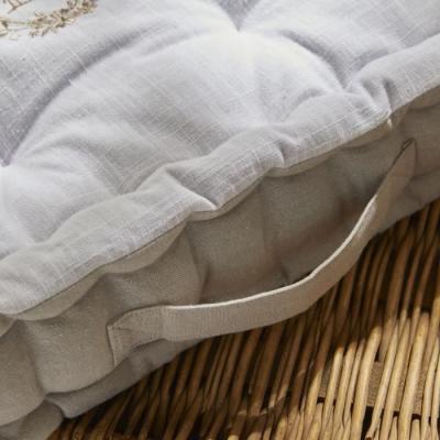 Coussin de sol berbère brodé - 40 x 40 cm