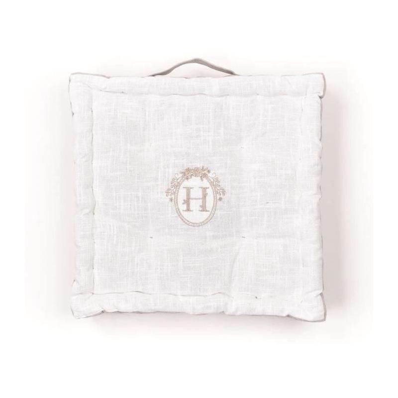 Coussin de sol berbère brodé - 40 x 40 cm