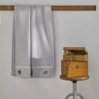 Rideau Double Constance Chambray - 140 x 240 cm