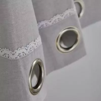 Rideau Double Constance Chambray - 140 x 240 cm