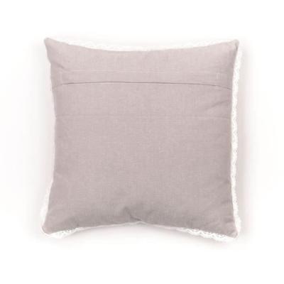 Coussin de chaise - Chambray x Dentelle Berenice - 40 x 40 cm - Aujourd'hui