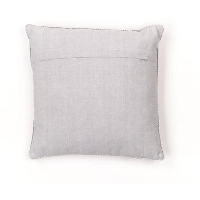 Coussin de chaise chambray avec broderie - Constance