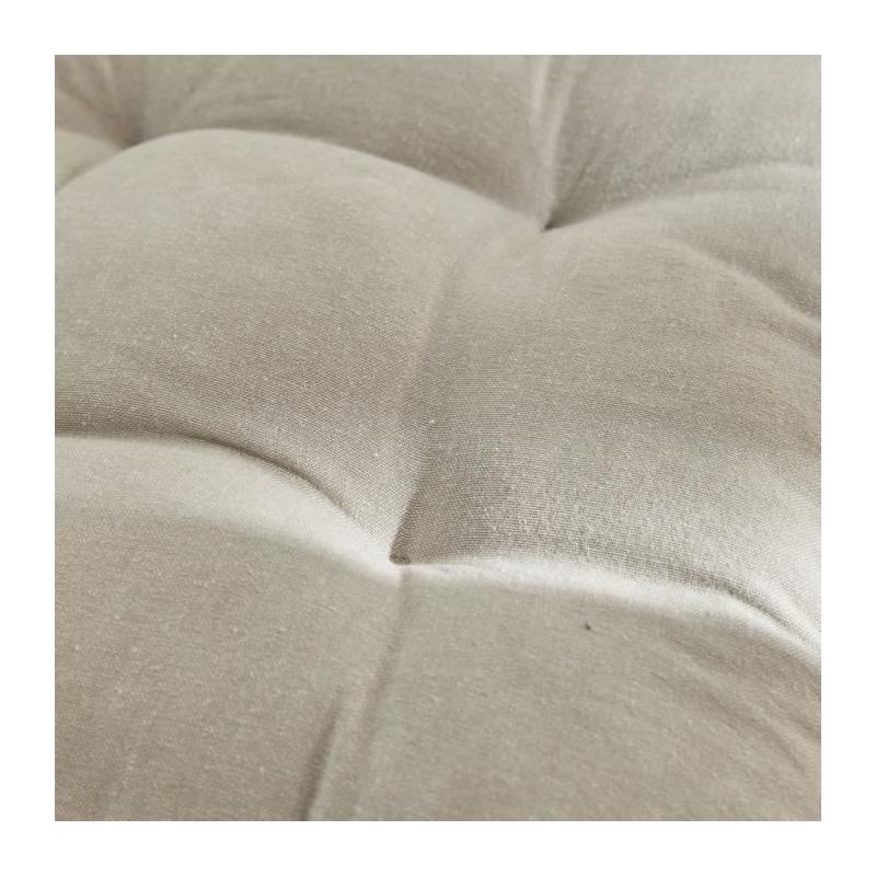 Assise matelassée TODAY CHARME Chambray x Petite Broderie Berenice - 40 x 40 cm