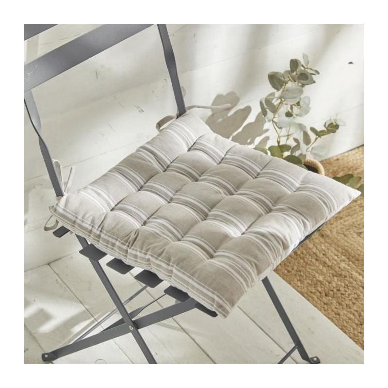 Coussin de chaise matelassé Berenice - 40 x 40 cm
