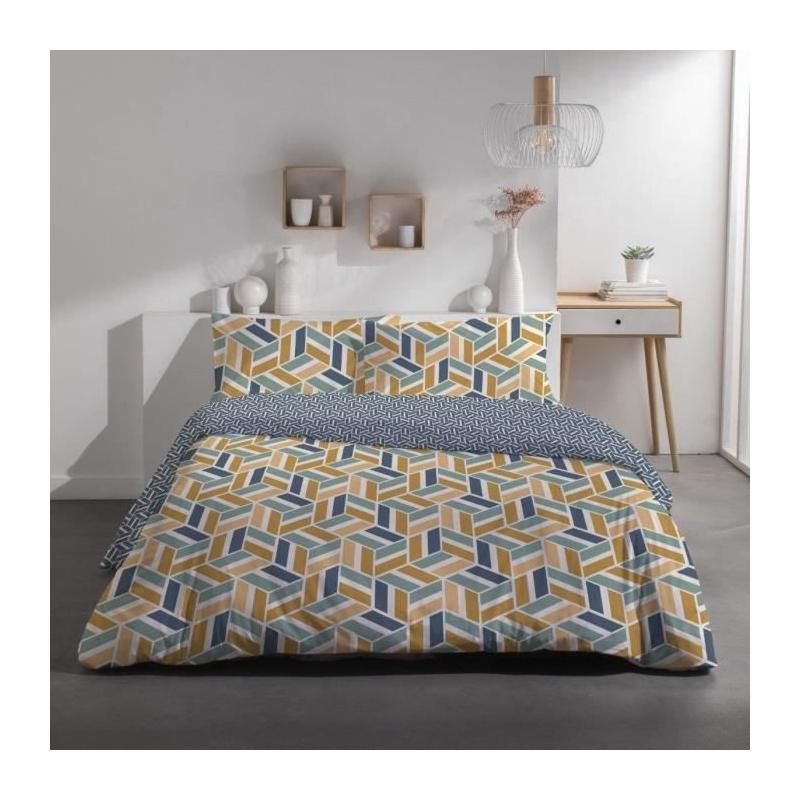 Parure de lit 2 pers. TODAY Sunshine 15.32 - 220x240cm - 100% Coton
