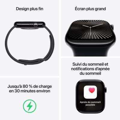 Apple Watch Series 10 Titanium 46mm - Connectée GPS + Cellulaire