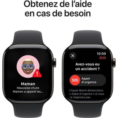 Apple Watch Series 10 Titanium 46mm - Connectée GPS + Cellulaire