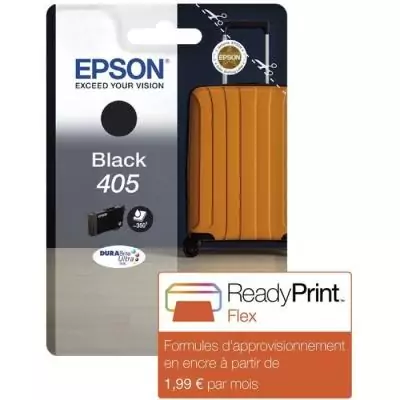 Cartouche d'encre EPSON 405 XL Noir - Format Valise