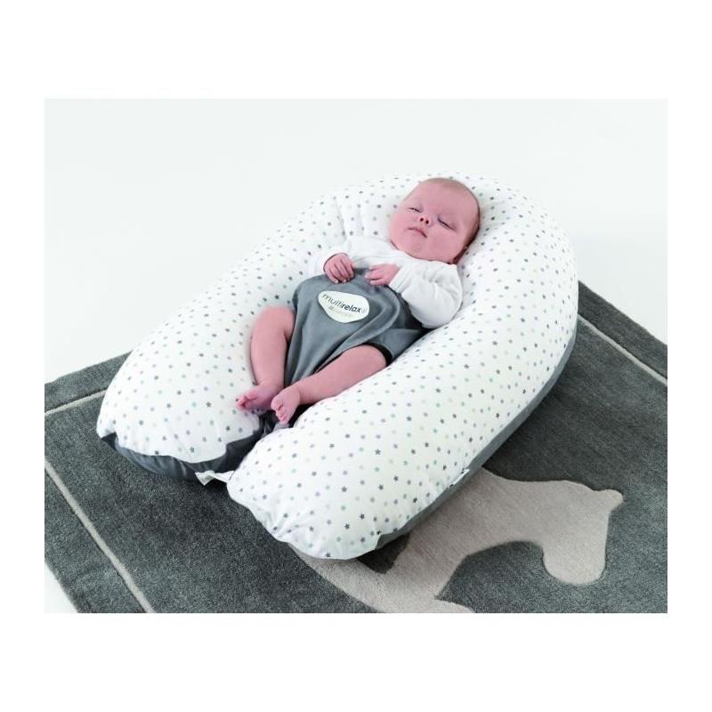 Coussin de maternité CANDIDE Multirelax Gris/Etoiles