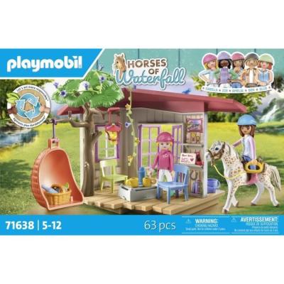 Figurine miniature PLAYMOBIL - Espace détente cavalieres