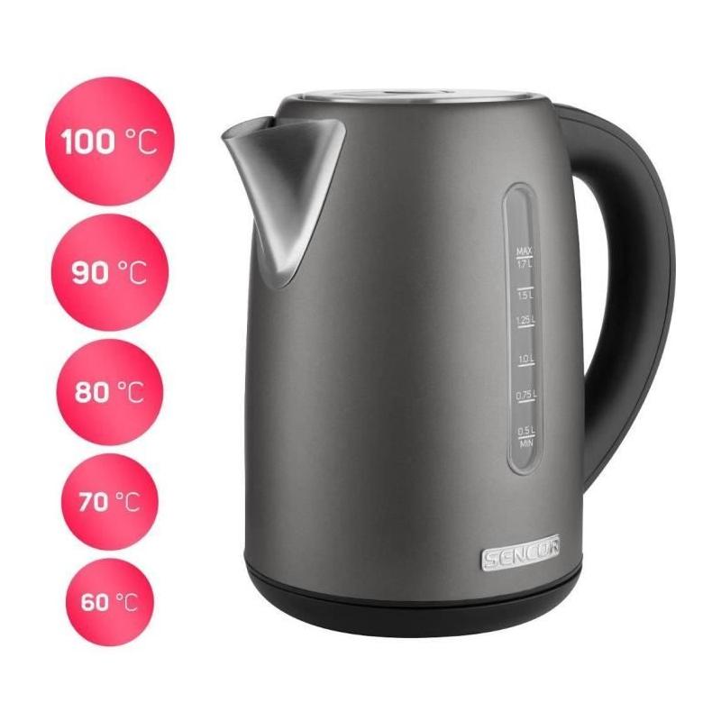 Bouilloire électrique Sencor SWK 7708BK - Rapide et Efficace