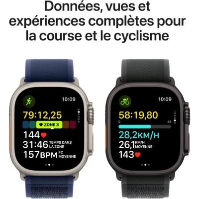 Apple Watch Ultra 2 GPS + Cellular - Titanium Naturel - Tan Alpine Loop - Large