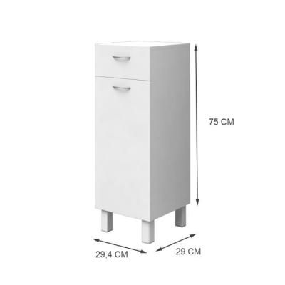 Colonne de salle de bain ESSENTIEL - Blanc - L 30 cm