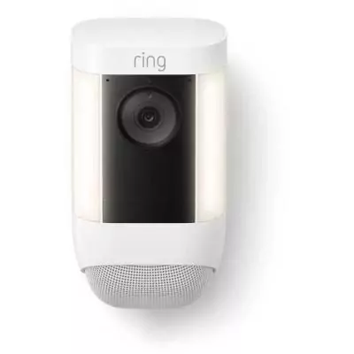 Caméra de Surveillance RING Spotlight Pro Batterie Blanc UE