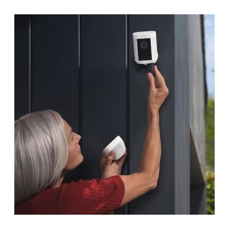 Caméra de Surveillance RING Spotlight Pro Batterie Blanc UE