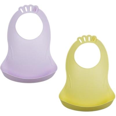 Lot de 2 bavoirs THERMOBABY BIBOU - Lilas et Citron