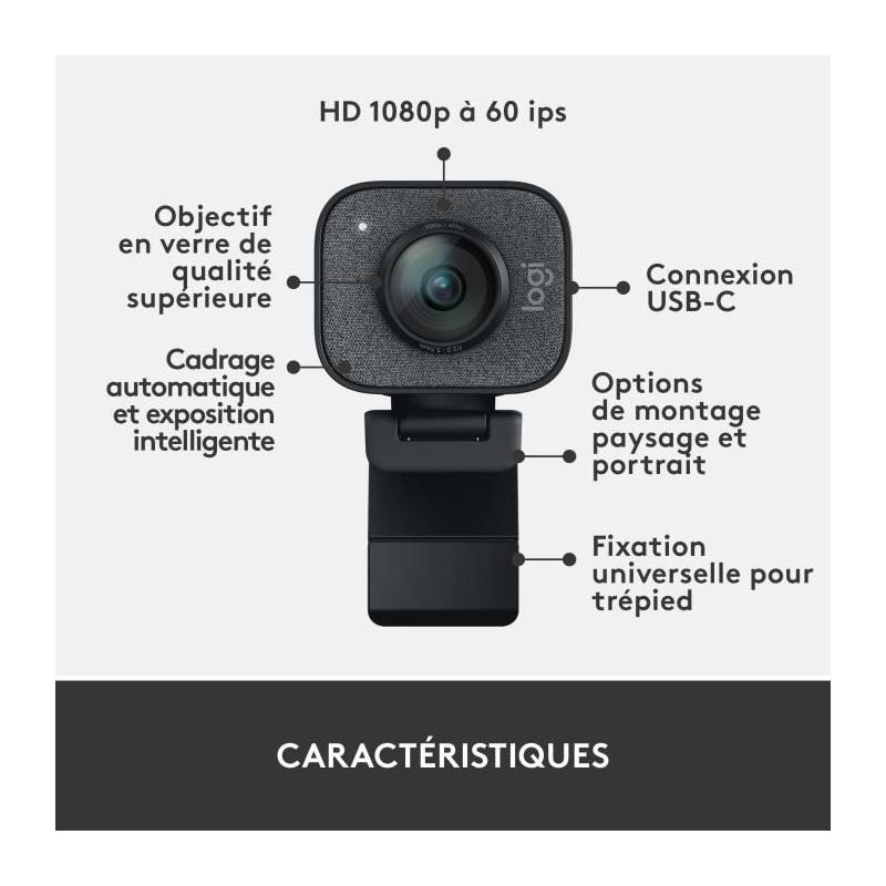 Webcam Full HD 1080p Logitech G StreamCam Graphite