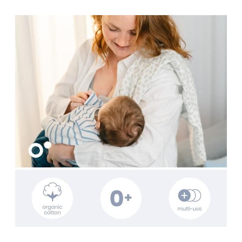 Lot de 3 langes DOOMOO en coton bio - Certifié Oeko-Tex