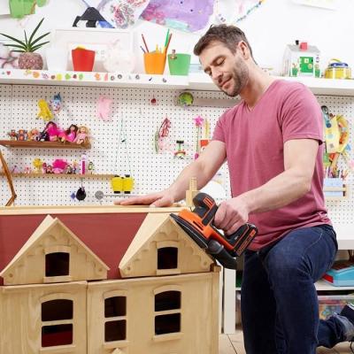 Ponceuse de détail sans-fil 18V BLACK+DECKER - Précision assurée