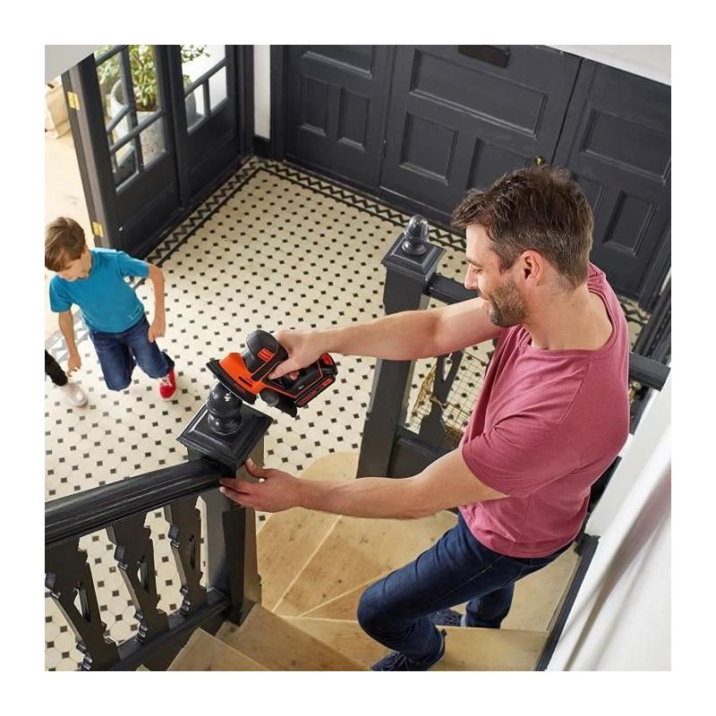 Ponceuse de détail sans-fil 18V BLACK+DECKER - Précision assurée