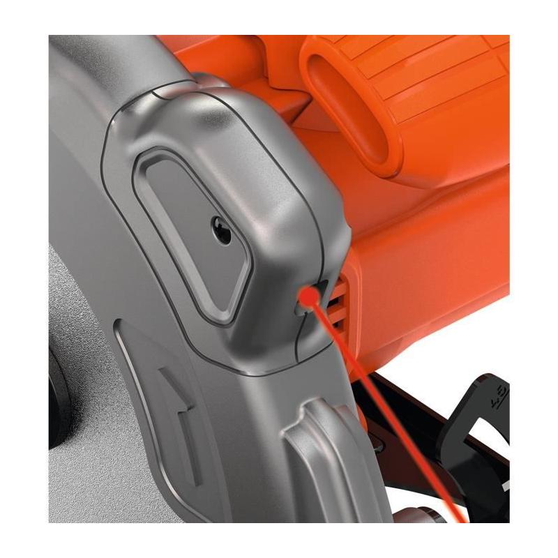 Scie Circulaire Filaire 1250W BLACK+DECKER - Précision et Puissance
