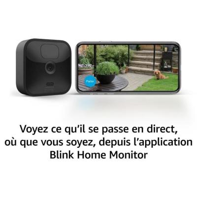 Caméra extérieure supplémentaire pour sécurité à domicile - Noir
