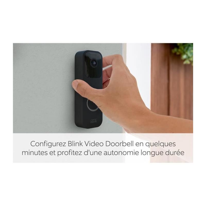Sonnette Interphone avec Synchronisation 2 - Noir