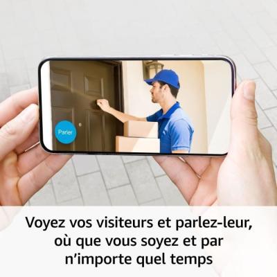 Caméra de surveillance HD 1080p - Vision nocturne - Résistante aux intempéries