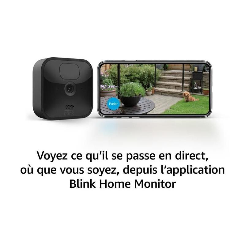 Caméra de surveillance HD 1080p - Vision nocturne - Résistante aux intempéries