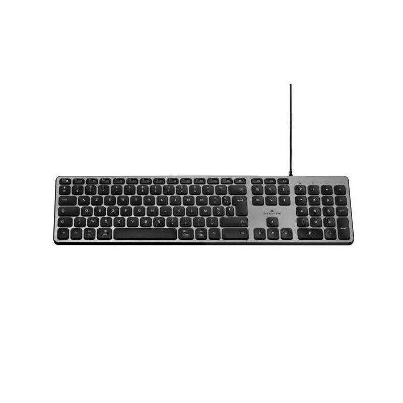 Clavier Filaire Bluestork KB Mac Azerty Compatible Mac Noir