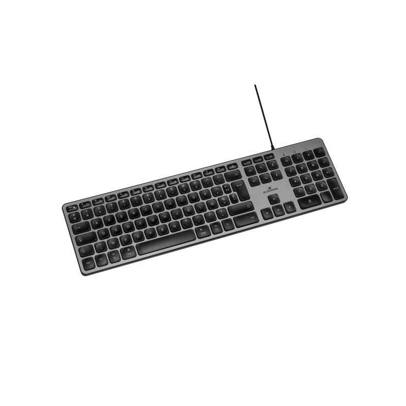 Clavier Filaire Bluestork KB Mac Azerty Compatible Mac Noir