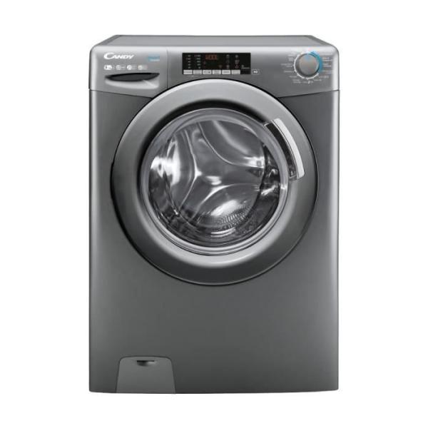Lave-linge séchant CANDY CSWS496TWMRRE/FR - 9 / 6 kg - Induction - 1400 trs/min - 15 prgms - Classe A - gris