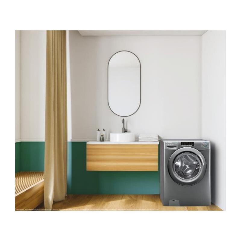Lave-linge séchant Candy 9/6 kg - Induction - 1400 trs/min