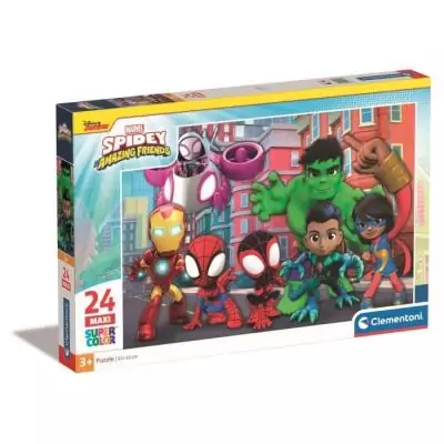 Puzzle 24 pièces Maxi Spidey et ses amis - CLEMENTONI